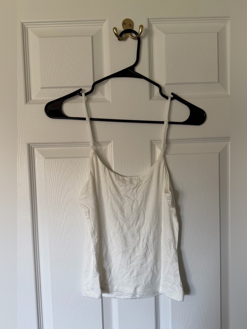 Fashion Nova White Slim Spaghetti-Strap Cami - Picture 3 of 4